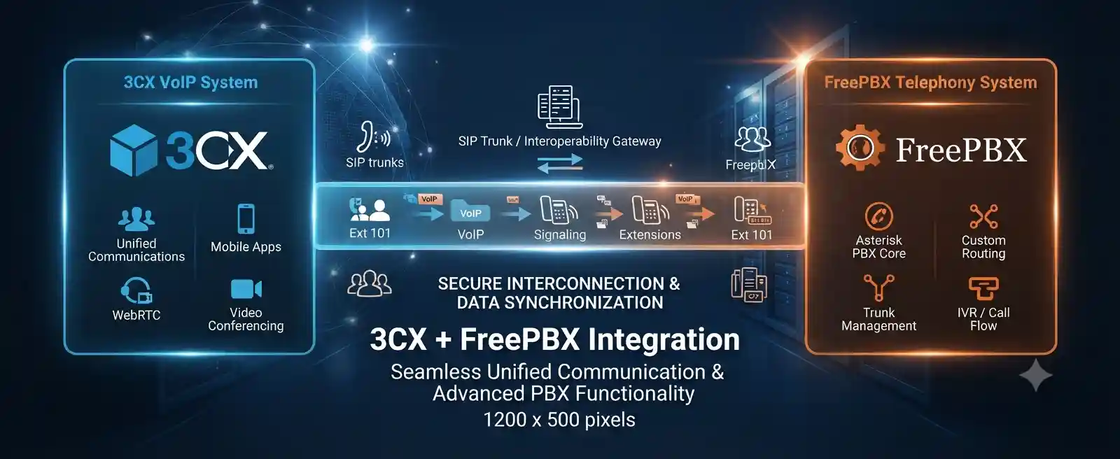 3CX and FreePBX SIP integration planning for a business phone environment