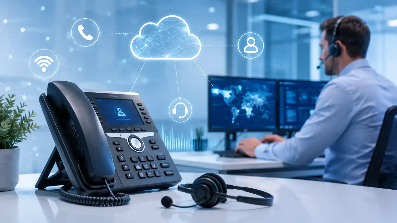 IP phone installation and user support in Dubai
