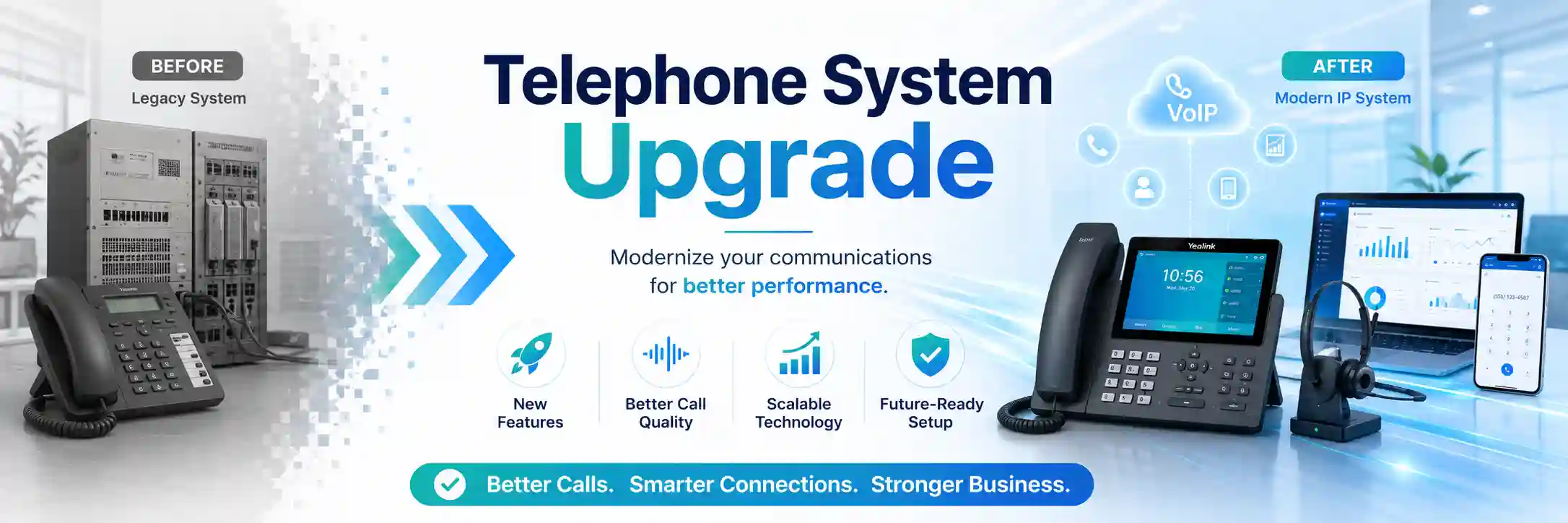 Planning a business telephone system upgrade before an IP PBX migration