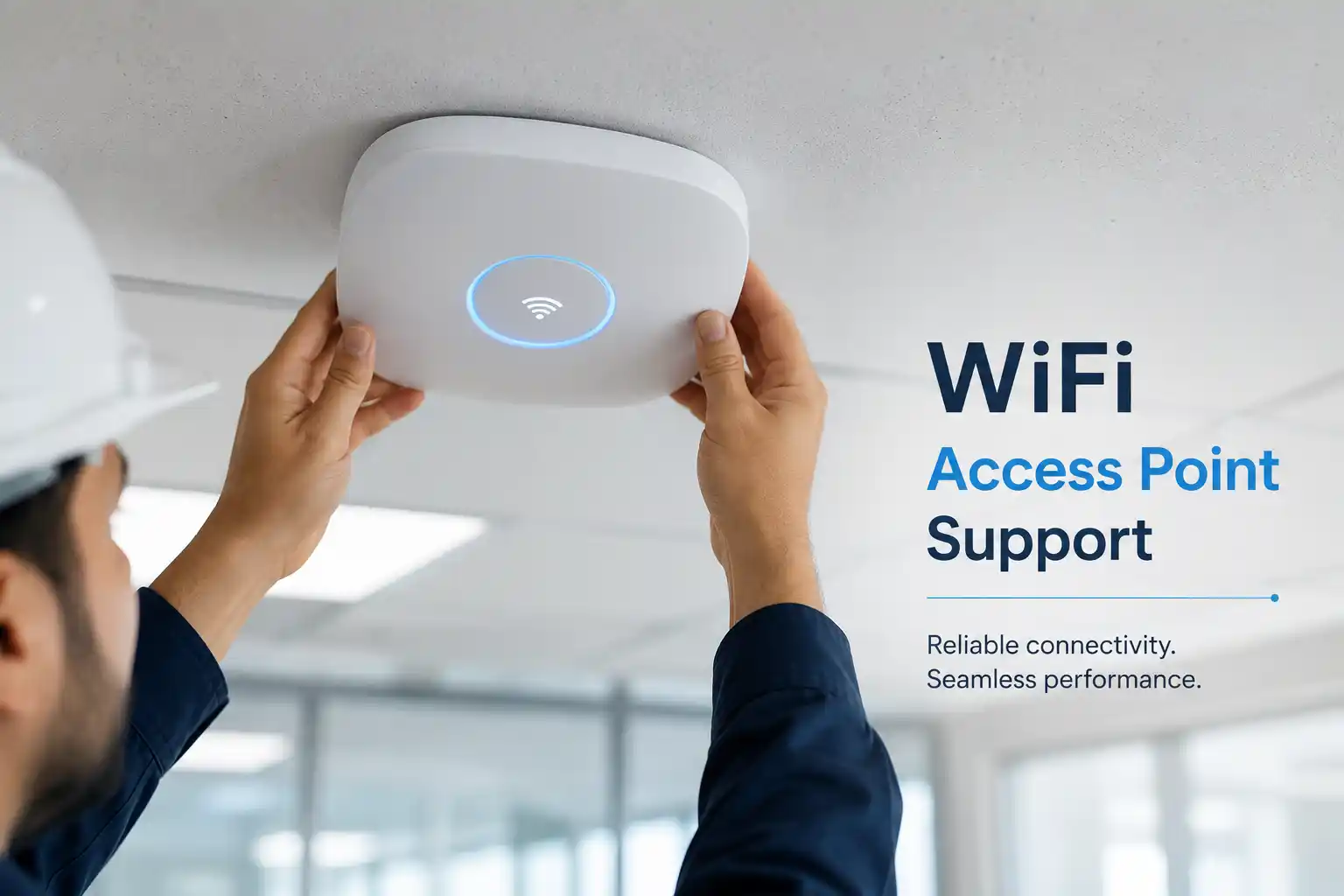 Office Wi-Fi issue support and coverage improvement in Dubai